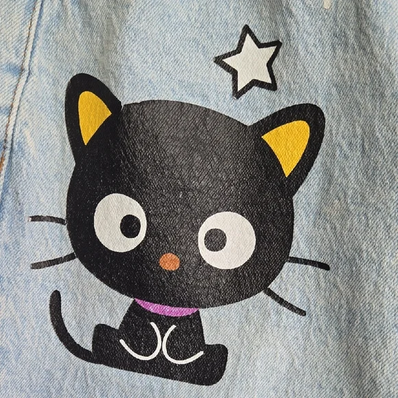 Sanrio Light Blue Jeans with Chococat and Purple Moon.. - Picture 3 of 16